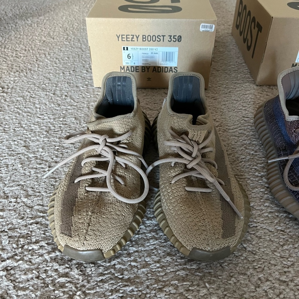 Yeezys in Earth tone